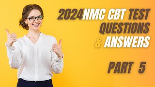 NMC CBT Grand Test 1  Recent NMC CBT 120 Questions with Answers nmc cbtexamstudy cbt2exam [upl. by Jareb37]