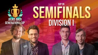 The Julius Baer Generation Cup  2024 Champions Chess  DIVISION I Semifinals  Sep 28 [upl. by Graig491]