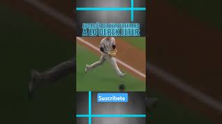 Tremenda jugada a lo Derek jeter mlb beisbollatino baseball beisbol mlbb mlblatinos [upl. by Harret]