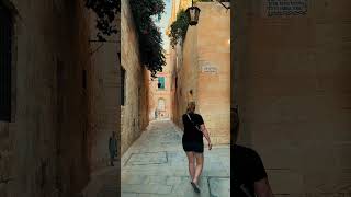 Exploring the alleys of Mdina maltatravel mdina ancienthistory travelshorts [upl. by Bolen37]