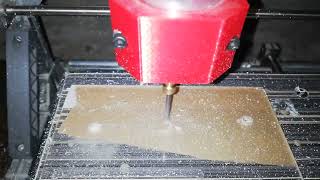 CNC Engraving Machine Testing on Work Piece  Creative World [upl. by Evey]