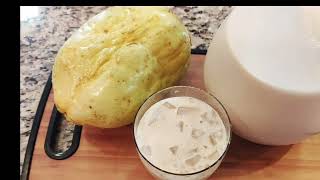 How to make Barbadine  GIANT Granadilla PunchSmoothie super Delicious amp Easy Part 1 of 2 Series [upl. by Reuben]