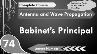 Babinets Principle in Antenna and Wave Propagation by Engineering Funda [upl. by Hafital]