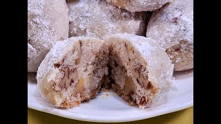 pecan snowball cookies step by step tutorial [upl. by Adnhoj]