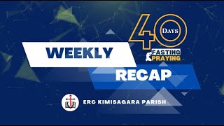 WEEKLY RECAP  WEEK 1 40DAYS OF FASTING amp PRAYING [upl. by Ringler]