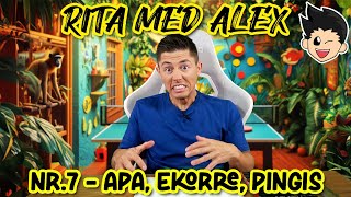 Rita med Alex  Nr7 Apa Ekorre Pingis [upl. by Rutger]