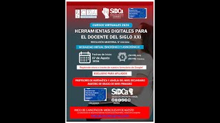 HERRAMIENTAS DIGITALES PARA EL DOCENTE DEL SIGLO XXI [upl. by Anaj261]