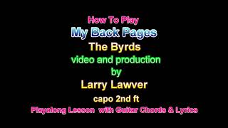 My Back Pages Byrds [upl. by Ivens267]