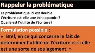 Ecrit bac11  Explication en français  la conclusion [upl. by Solitta]