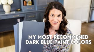 The best dark blue paint colors for your home [upl. by Atinaujnas659]