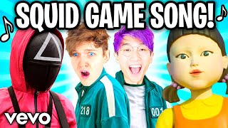 THE SQUID GAME SONG 🎵 Official LankyBox Music Video [upl. by Strader]