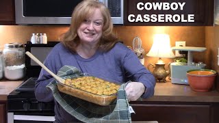 COWBOY CASSEROLE with Tater Tots TATER TOT CASSEROLE dinner idea RECIPE Catherines Plates [upl. by Accire]