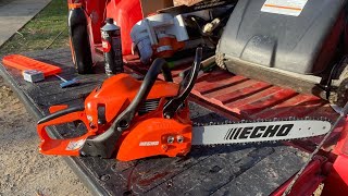 Echo Cs310 Chainsaw Unboxing and Review [upl. by Sassan]