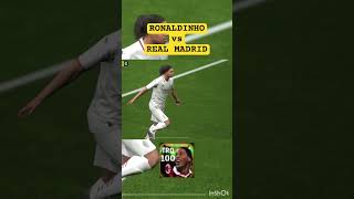 RONALDINHO GOAL vs REAL MADRID shorts short acmilan realmadrid efootball efootball2024 live [upl. by Suhploda]