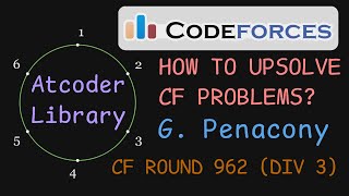 How to solve Codeforces problems using Atcoder Library ft Div3 1996G Penacony [upl. by Rovelli]