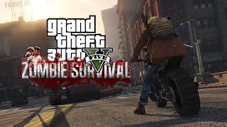 GTA 5 Zombie Apocalypse Survival Mod Part 2 [upl. by Yelik]