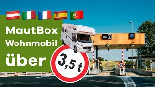 Maut über 35 Tonnen  Mautbox für Österreich Italien Frankreich Spanien [upl. by Dee605]