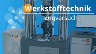 Zugversuch zerstörende Werkstoffprüfung [upl. by Repsag]