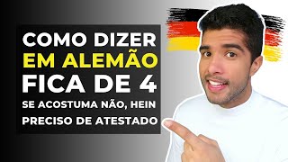 21 frases que você sempre quis falar em alemão mas não sabia como semana 20 [upl. by Aicekat740]