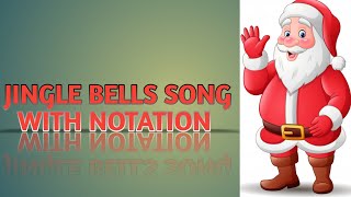 jingle bells song piano tutorial with notation  in hindi  2020 [upl. by Vtehsta27]