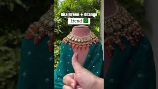 Colour hacks with jewelry jewellery hacks colourcombination diwali karwachauth [upl. by Yzzo]