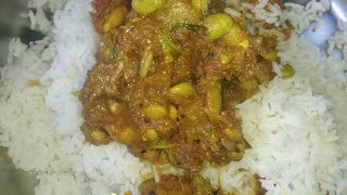 Parangikai mochai Recipe in tamilyellow pumpkin Lima Beans curry Recipeபரங்கிக்காய் கூட்டு [upl. by Lidstone547]