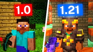 What EVERY Minecraft Update Added Minecraft 10  121 [upl. by Eeslek296]