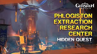 Phlogiston Extraction Research Center Puzzle Guide  Hidden Quest  Genshin Impact [upl. by Anaizit567]