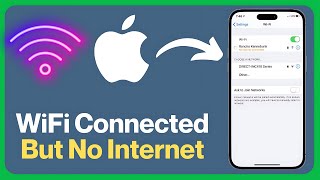 Fix “WiFi Connected but No Internet Access” on iPhone  iOS 18 2025 Update [upl. by Eniamej]