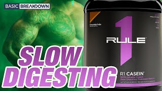 Rule 1 R1 Casein Protein Powder Supplement Review  Basic Breakdown [upl. by Remoh]