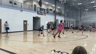 Gavin Kimberlin Homeschool 2025 63 G vs Clopton High School 10132023 Great Footwork Hits the 3 [upl. by Ramin708]