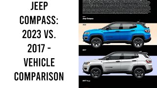 Jeep Compass 2023 vs 2017 [upl. by Ollie613]