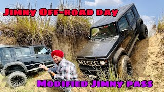 Modified jimny with 20inches alloy wheels offroading  jimny offroad day  bye jimny 😥 [upl. by Ybor]