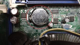 How to Replace CMOS Battery in a Desktop Computers Motherboard [upl. by Miru]