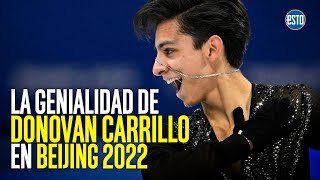 Donovan Carrillo voló alto en Beijing 2022 en patinaje artístico sobre hielo [upl. by Ballou]