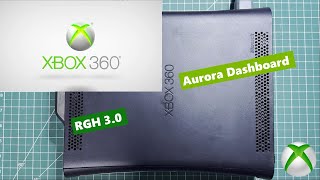 Aurora Dashboard on RGH 30 Xbox360 [upl. by Anial]