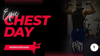 Chest Day the Best Day😎 youtubevideo youtubechannel youtubeindia gym chestday workout [upl. by Savick]