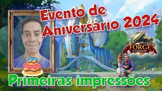 Evento de Aniversário 2024  primeiras impressões Forge of Empires [upl. by Tomkins]