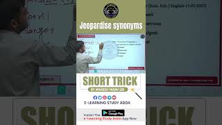 JEOPARDISE SYNONYMS Short trick  English Practice shorts [upl. by Dickman]