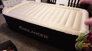 Review of Englander Large Thick Air Mattress [upl. by Etam]