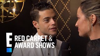 Rami Malek on 2016 Emmy Win quotTimes Are Changingquot  E Red Carpet amp Award Shows [upl. by Sager]