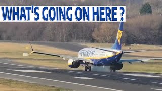 What happened here  RYANAIR 737 MAX 8200 Birmingham Airport  BHX [upl. by Adekam]