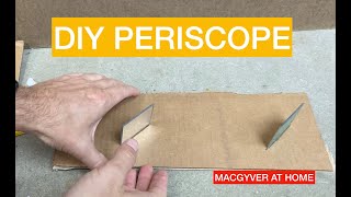 Build a simple periscope from cardboard and mirrors [upl. by Akeimat72]