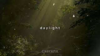 david kushner  daylight slowed  reverb [upl. by Ahk36]