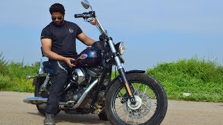 Harley Davidson Street Bob  1600CC HD SWAG  First Ride  Bigbang Biker Blockbuster  11 [upl. by Rimhsak]