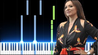 NINA BADRIC  CAROBNO JUTRO  piano cover tutorial KLAVIR [upl. by Annaihr772]