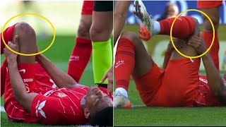 Anthony Martial INJURY Vs Espanyol [upl. by Nowaj]