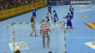 THW Kiel 7m von Nikolaj Jacobsen Abschiedsspiel Marcus Ahlm [upl. by Anegal523]