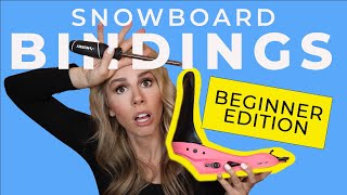 Beginner Snowboard Bindings Mounting Stance amp Straps [upl. by Beera]