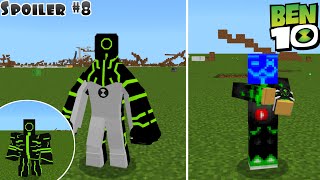 Upgrade In Minecraft PEBE BEN 10 CLASSIC ADDON  SPOILER 8 [upl. by Ahsirhcal]